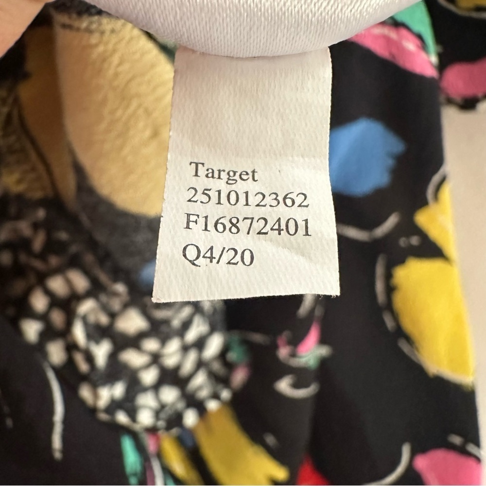 Rixo X Target Floral Maxi Dress Women 2 Puff Sleeve Boho Bright Fiesta Colorful - Picture 12 of 13